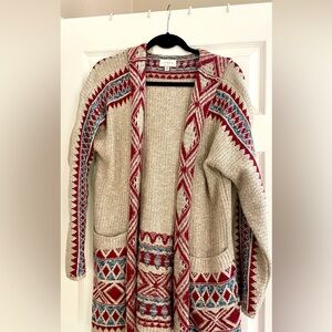 Aztec Cardigan Sweater